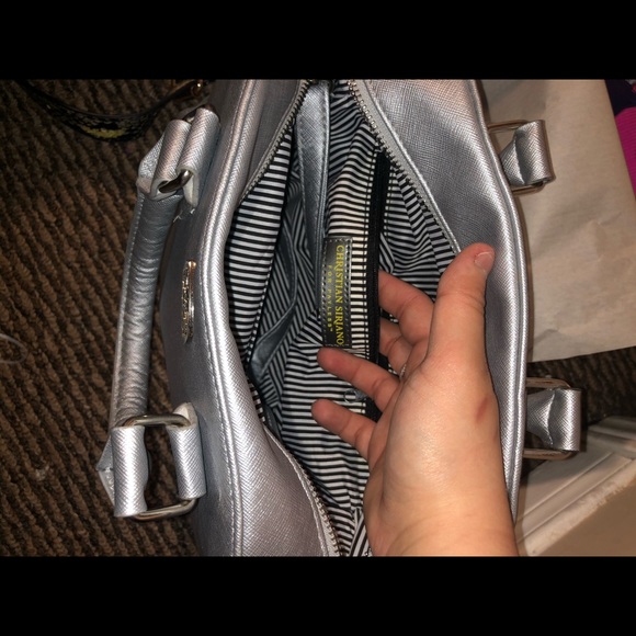 Silver tote bag - Picture 2 of 4